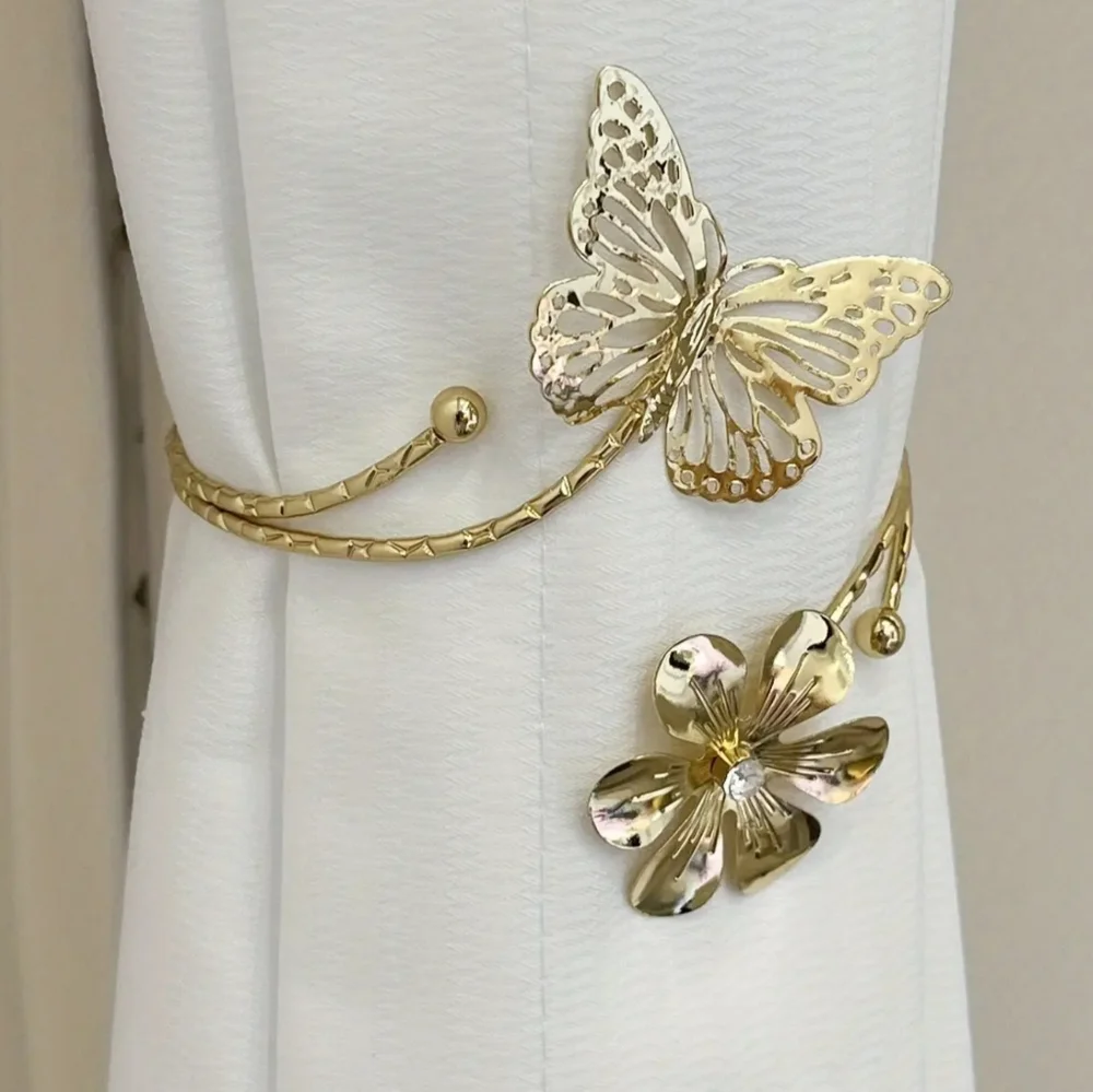 2 Butterfly Curtain Holders - Set of 2